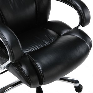 Кресло Brabix Premium Status HD-003 (рециклированная кожа, хром, черное) 531821 в Тюмени - предосмотр 6