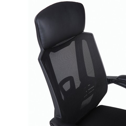 Офисное кресло Brabix Nexus ER-401 (с подлокотниками, черное) 531835 в Тюмени - изображение 7