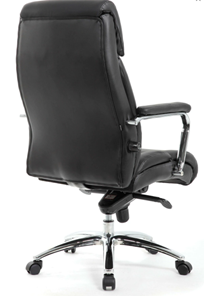 Кресло компьютерное Brabix Premium Phaeton EX-502 (натуральная кожа, хром, черное) в Заводоуковске - предосмотр 2