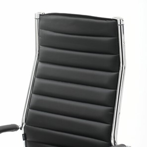 Кресло Brabix Style EX-528 (экокожа, хром, черное) 531947 в Тюмени - предосмотр 6