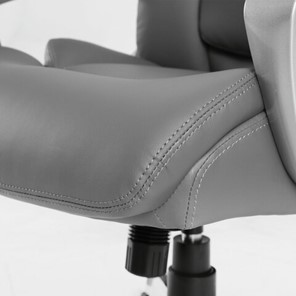 Компьютерное кресло Brabix Premium Level EX-527 (пружинный блок, рециклированная кожа, серое) в Заводоуковске - предосмотр 9