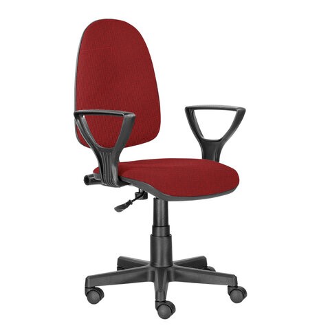 Офисное кресло Brabix Prestige Ergo MG-311 (регулируемая эргономичная спинка, ткань, красное) 532424 в Тюмени - изображение 2