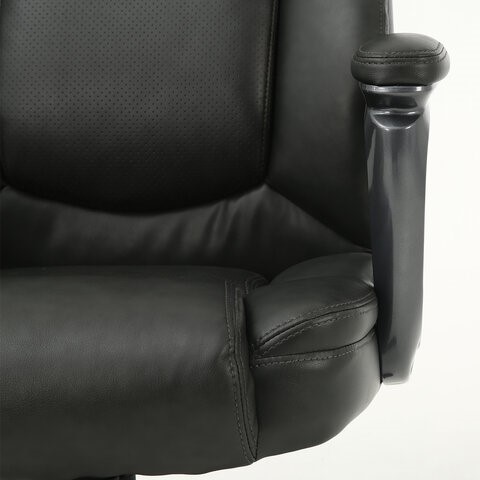 Кресло Brabix Premium Favorite EX-577 (пружинный блок, рециклированная кожа, серое) 531935 в Тюмени - изображение 11