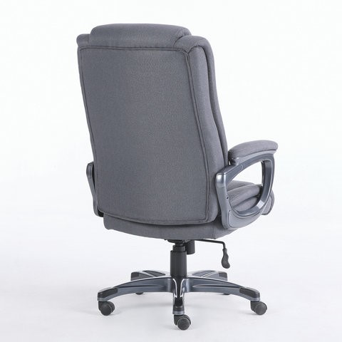 Офисное кресло Brabix Premium Solid HD-005 (ткань, серое) в Тюмени - изображение 3