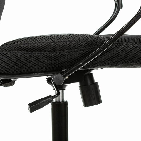 Кресло Brabix Premium Stalker EX-608 PL (ткань-сетка/кожзам, черное) 532090 в Тюмени - изображение 4