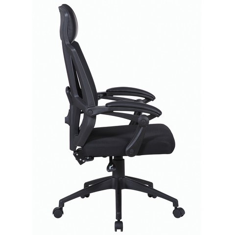 Офисное кресло Brabix Nexus ER-401 (с подлокотниками, черное) 531835 в Тюмени - изображение 1