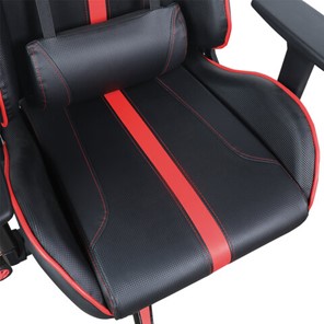 Кресло компьютерное Brabix GT Carbon GM-120 (две подушки, экокожа, черное/красное) 531931 в Тюмени - предосмотр 8