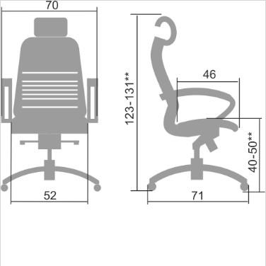 Офисное кресло Samurai K-2.04  бежевый в Тюмени - изображение 1