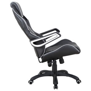 Кресло Brabix Techno Pro GM-003 (экокожа, черное/серое, вставки серые) в Заводоуковске - предосмотр 3