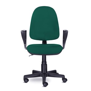 Офисное кресло Brabix Prestige Ergo MG-311 (регулируемая эргономичная спинка, ткань,черно-зеленое) 532421 в Тюмени