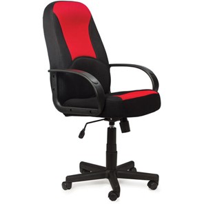 Офисное кресло BRABIX "City EX-512", ткань черная/красная, TW, 531408 в Тюмени