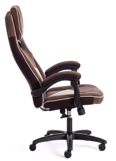 Компьютерное кресло ARENA флок , коричневый/бежевый, 6/7 арт.14130 в Тюмени - изображение 2