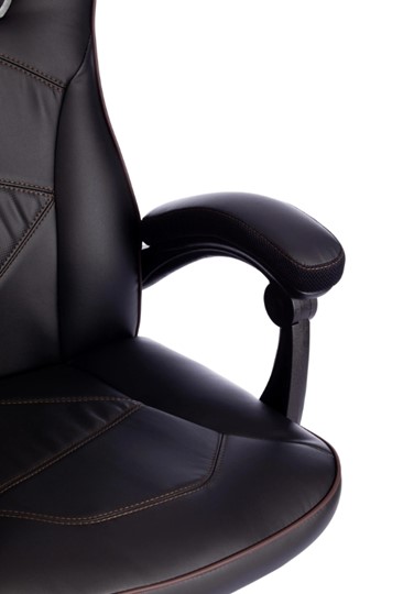 Компьютерное кресло ARENA кож/зам, черный/черный карбон, 36-6/карбон черный арт.13561 в Тюмени - изображение 10