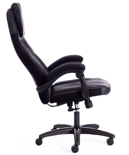 Компьютерное кресло ARENA кож/зам, черный/черный карбон, 36-6/карбон черный арт.13561 в Тюмени - изображение 3