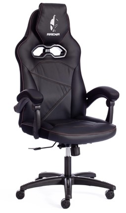 Компьютерное кресло ARENA кож/зам, черный/черный карбон, 36-6/карбон черный арт.13561 в Заводоуковске - изображение