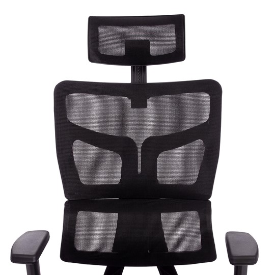 Кресло компьютерное MESH-11HR ткань/сетка, черный, арт.19507 в Тюмени - изображение 9