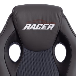 Кресло RACER GT new кож/зам/ткань, металлик/серый, арт.13251 в Тюмени - предосмотр 7