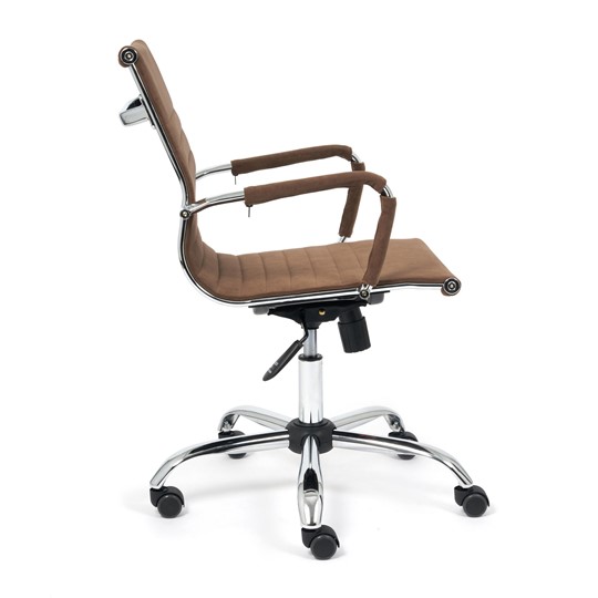 Компьютерное кресло URBAN-LOW флок, коричневый, арт.14446 в Тюмени - изображение 2