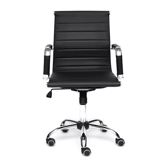 Кресло компьютерное URBAN-LOW кож/зам, черный, арт.14460 в Заводоуковске - изображение 3