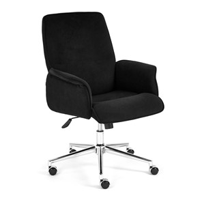 Кресло компьютерное YORK флок, черный, арт.13559 в Тюмени - предосмотр