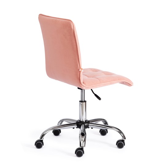Компьютерное кресло ZERO флок, розовый, арт.13954 в Заводоуковске - изображение 1