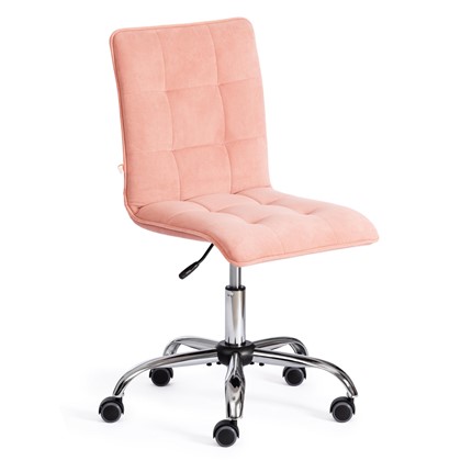Компьютерное кресло ZERO флок, розовый, арт.13954 в Заводоуковске - изображение