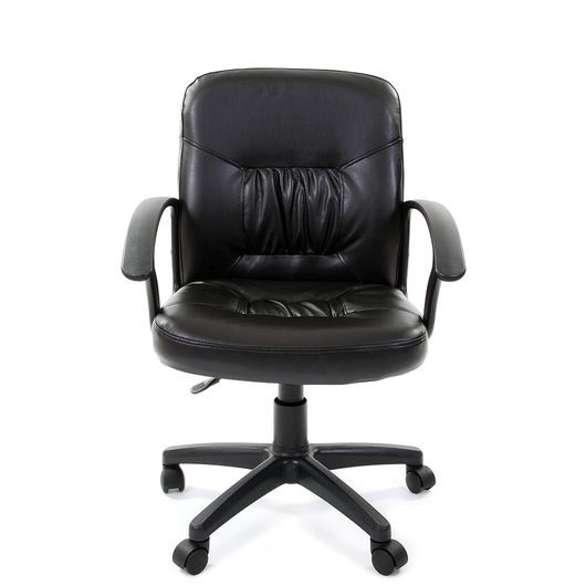 Офисное кресло CHAIRMAN 651 ЭКО черное в Тюмени - изображение 1