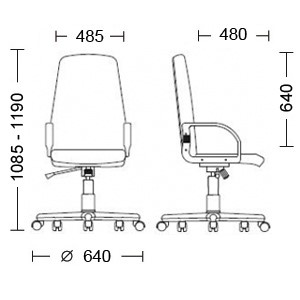 Офисное кресло DIPLOMAT (PL64) ткань ZESTA 24 в Тюмени - изображение 4