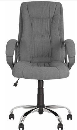 Офисное кресло ELLY (CHR68) ткань SORO-93, серая в Заводоуковске - изображение