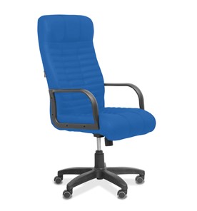 Кресло в офис Атлант, ткань TW / синяя в Тюмени