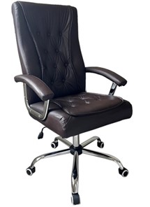 Офисное кресло С 22  коричневый в Заводоуковске - предосмотр 1