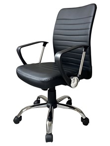 Кресло офисное С 161 W черный в Тюмени