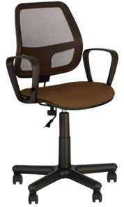 Кресло ALFA GTP (PM60) CAGLIARI черный,коричневый в Тюмени