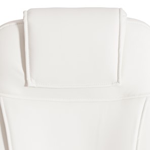 Компьютерное кресло BERGAMO Хром (22) кож/зам, белый, арт.19400 в Заводоуковске - предосмотр 7