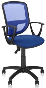 Офисное кресло BETTA GTP (PL62) ткань CAGLIARI C-6 /сетка синий в Тюмени