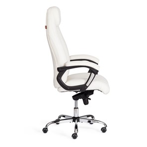 Кресло компьютерное BOSS Lux, кож/зам, белый, арт.21152 в Заводоуковске - предосмотр 1