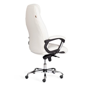 Кресло компьютерное BOSS Lux, кож/зам, белый, арт.21152 в Тюмени - предосмотр 3