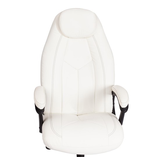 Кресло компьютерное BOSS Lux, кож/зам, белый, арт.21152 в Заводоуковске - изображение 5