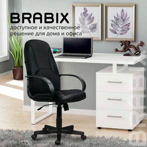 Кресло офисное BRABIX "City EX-512", кожзаменитель черный, ткань черная, TW, 531407 в Тюмени - предосмотр 10