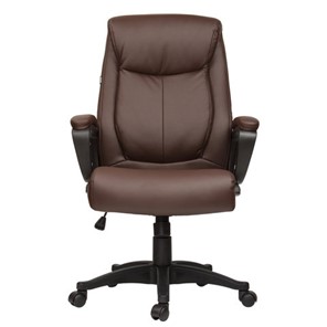 Компьютерное кресло BRABIX "Enter EX-511", экокожа, коричневое, 531163 в Тюмени - предосмотр 3