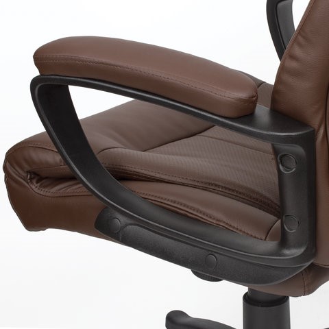 Компьютерное кресло BRABIX "Enter EX-511", экокожа, коричневое, 531163 в Тюмени - изображение 10
