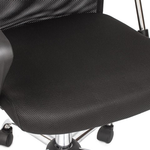 Офисное кресло BRABIX "Flash MG-302", с подлокотниками, хром, черное, 530867 в Заводоуковске - изображение 12