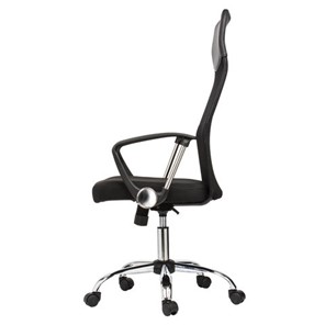 Офисное кресло BRABIX "Flash MG-302", с подлокотниками, хром, черное, 530867 в Заводоуковске - предосмотр 4