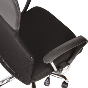 Офисное кресло BRABIX "Flash MG-302", с подлокотниками, хром, черное, 530867 в Заводоуковске - предосмотр 9