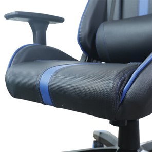 Кресло BRABIX "GT Carbon GM-120", две подушки, экокожа, черное/синее, 531930 в Заводоуковске - предосмотр 11