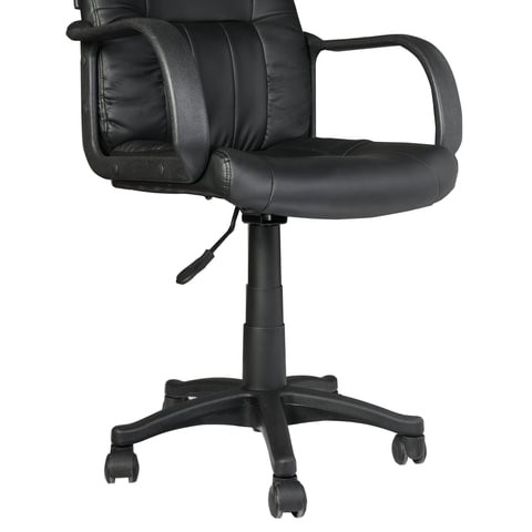 Компьютерное кресло BRABIX "Hit MG-300", с подлокотниками, экокожа, черное, 530864 в Заводоуковске - изображение 4