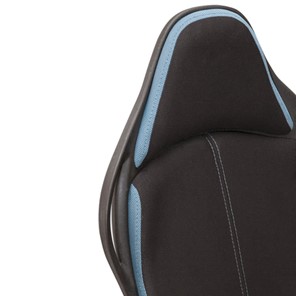 Кресло компьютерное Brabix Premium Force EX-516 (ткань, черное/вставки синие) 531572 в Тюмени - предосмотр 7