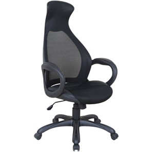 Кресло офисное Brabix Premium Genesis EX-517 (пластик черный, ткань/экокожа/сетка черная)   531574 в Тюмени