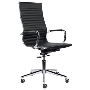 Кресло офисное BRABIX PREMIUM "Intense EX-531", экокожа, хром, черное, 532540 в Тюмени