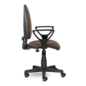Компьютерное кресло Brabix Prestige Ergo MG-311 (регулируемая эргономичная спинка, ткань, коричневое) 531875 в Тюмени - предосмотр 1